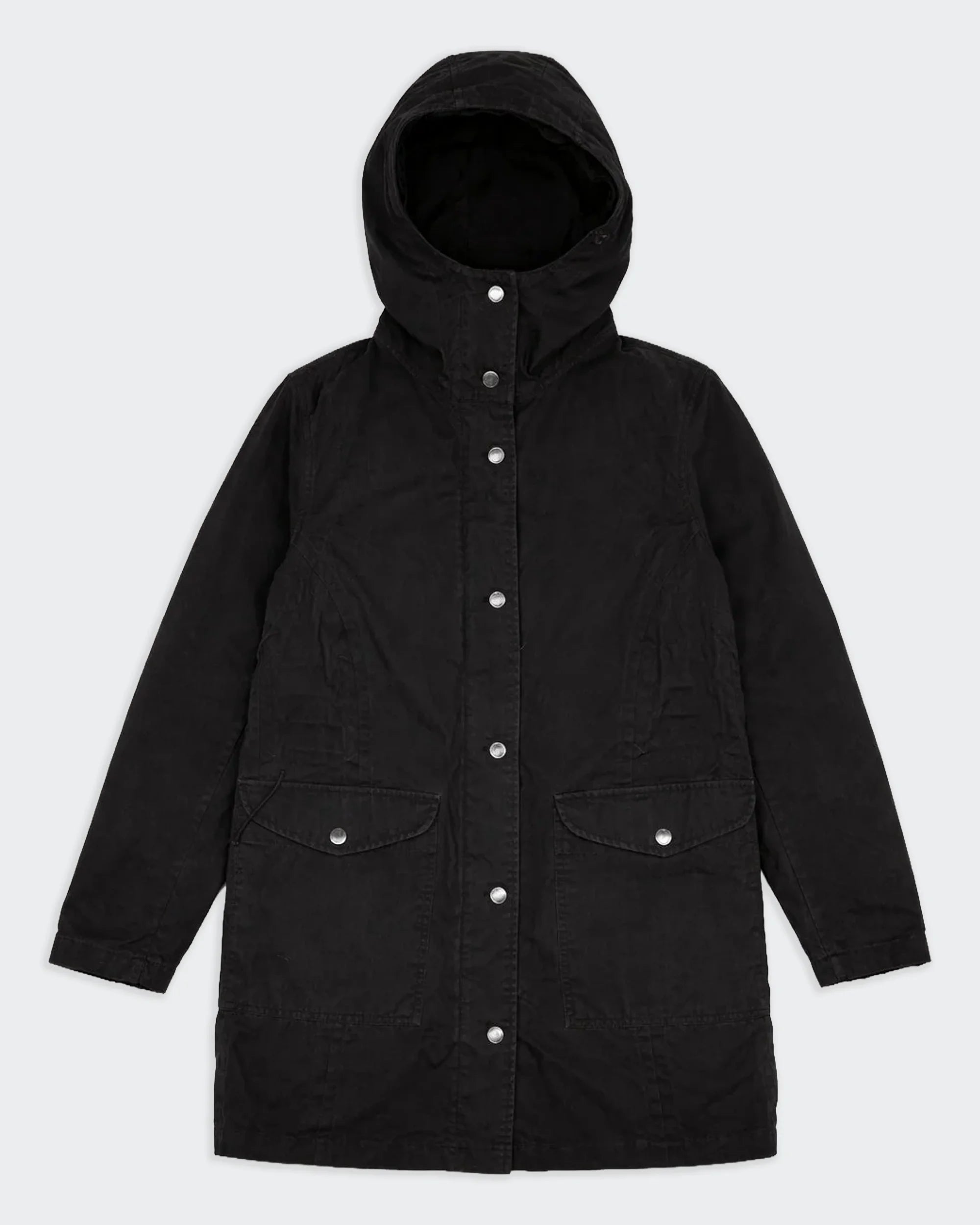 C.P. Company Black Parka Coat - L