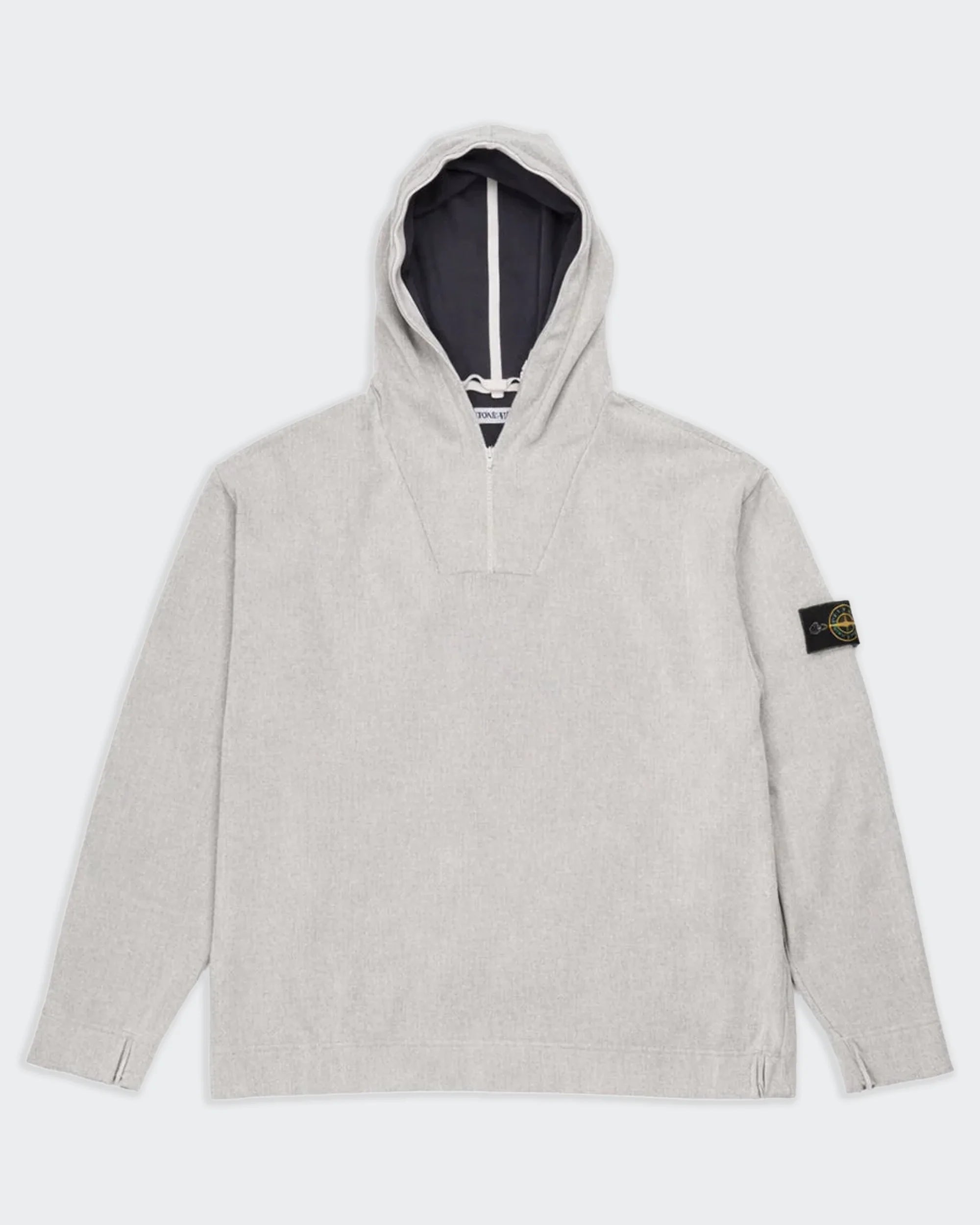 Stone Island Grey Hoodie - L