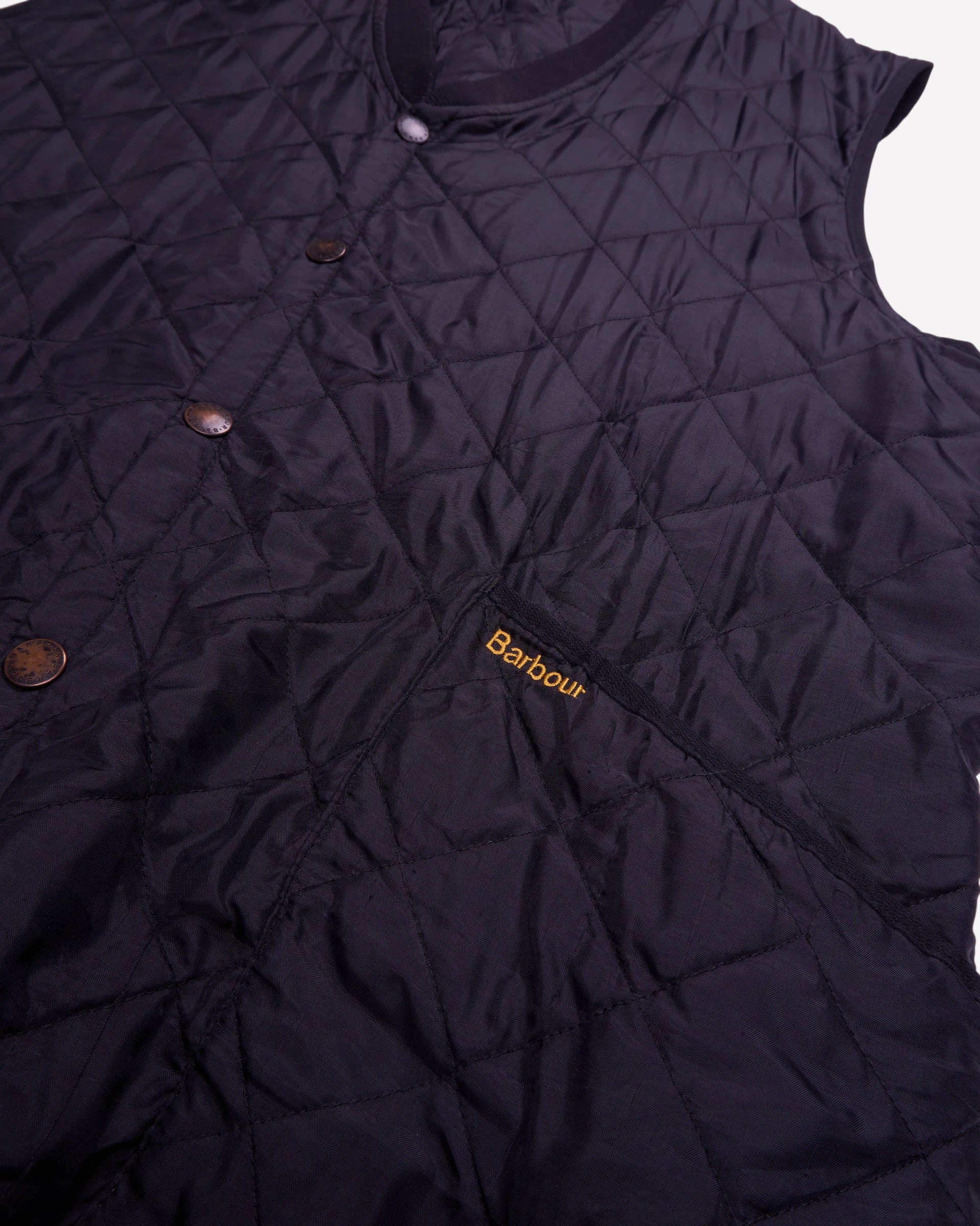 Barbour Black Vest - XL