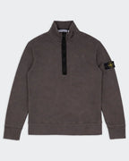 Stone Island Grey Quarter-zip Sweater - XL