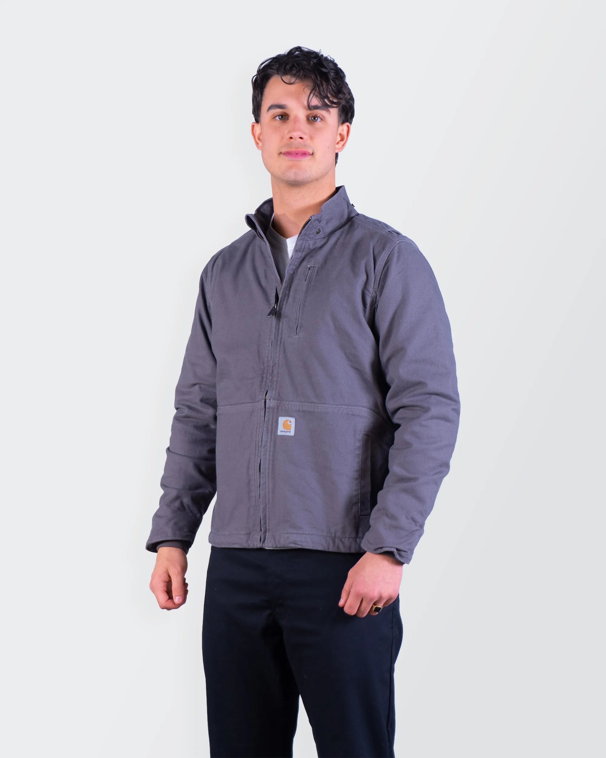 Carhartt Grey Canvas Jacket - M