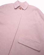 Burberry Pink Car Coat - L