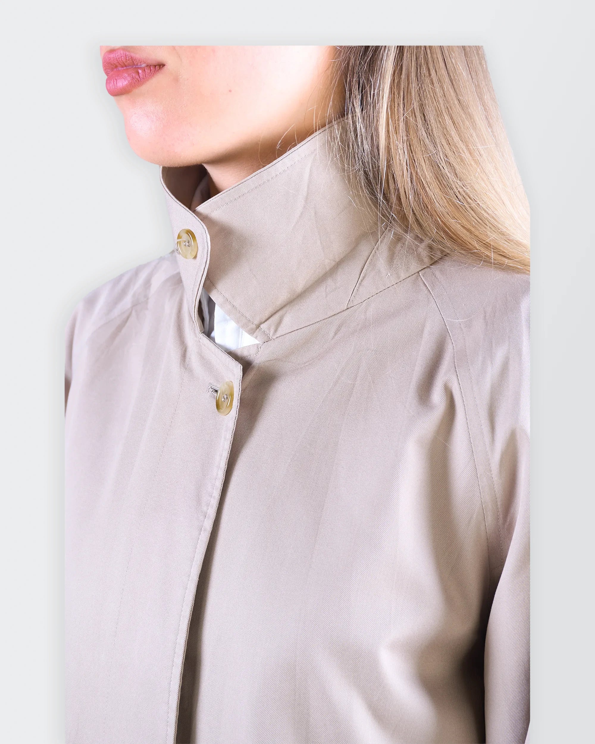 Burberry Beige Car Coat -