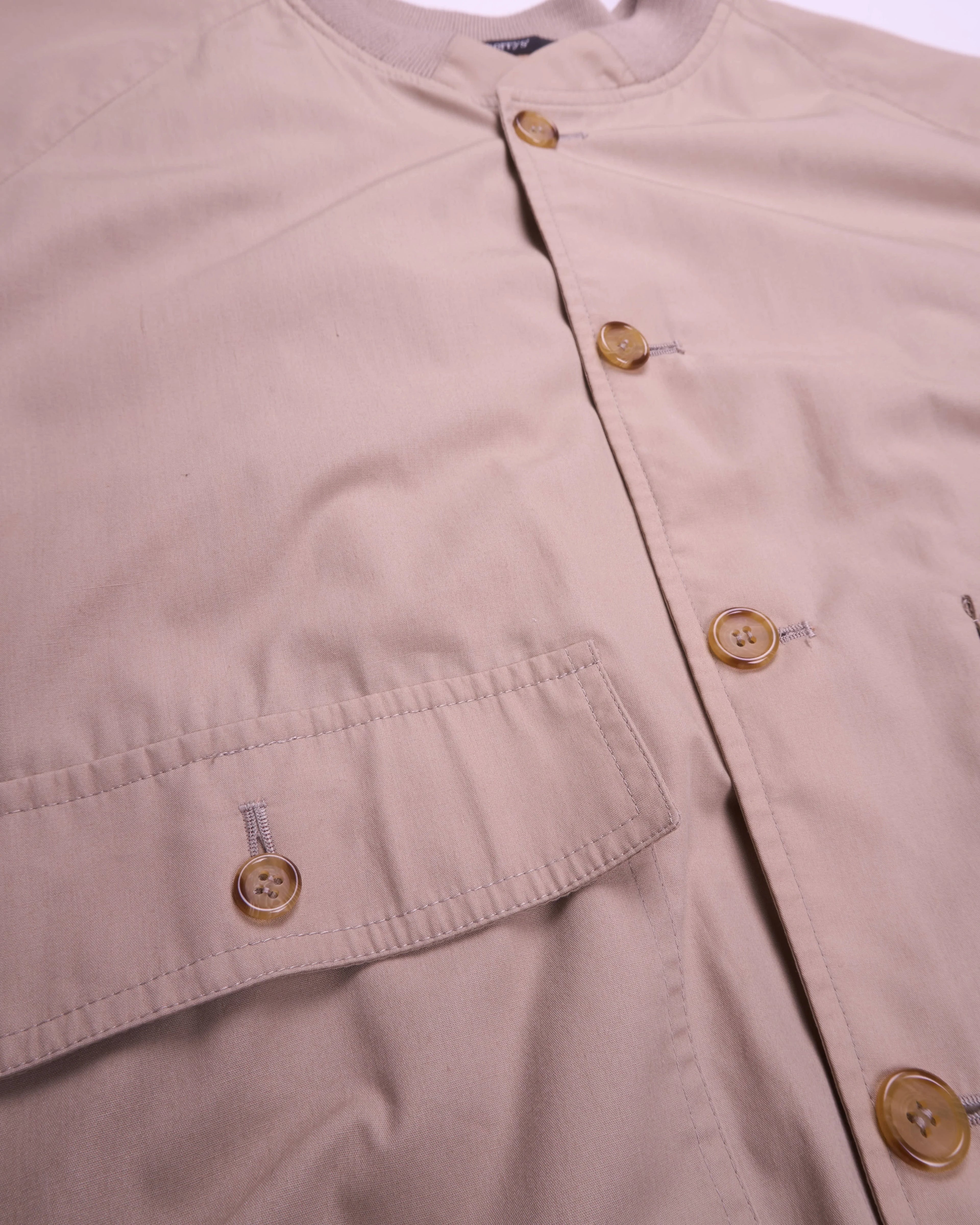 Burberry Beige Bomber Jacket - L