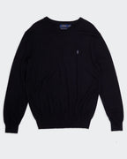 Ralph Lauren Black Crewneck Jumper - XXL