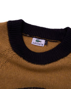 Lacoste Brown Crewneck Jumper - L