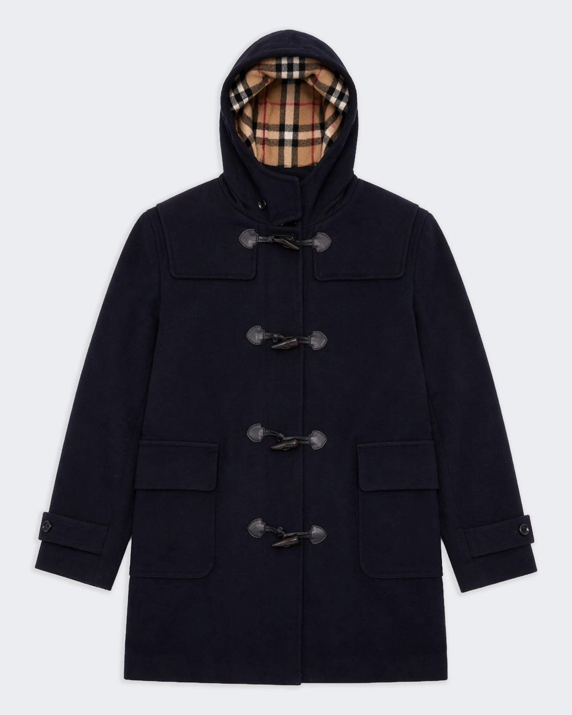 Burberry Navy Duffle Coat -