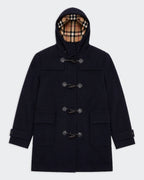 Burberry Navy Duffle Coat -