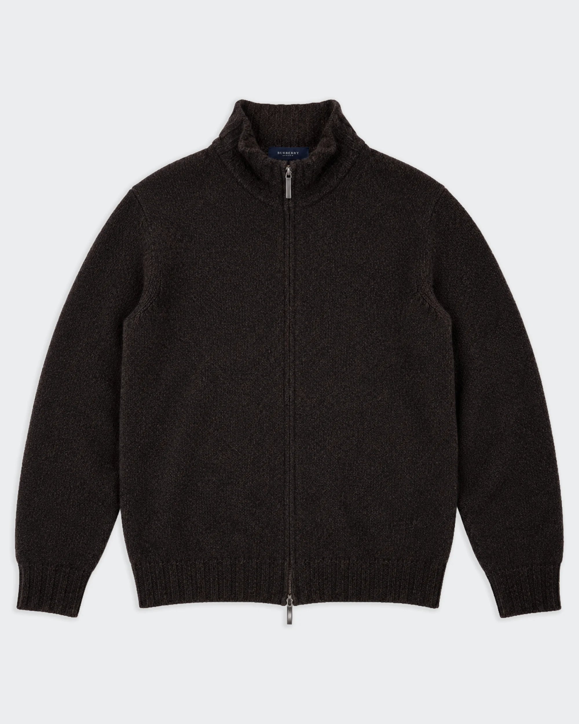 Burberry Brown Full-zip Hoodie - L