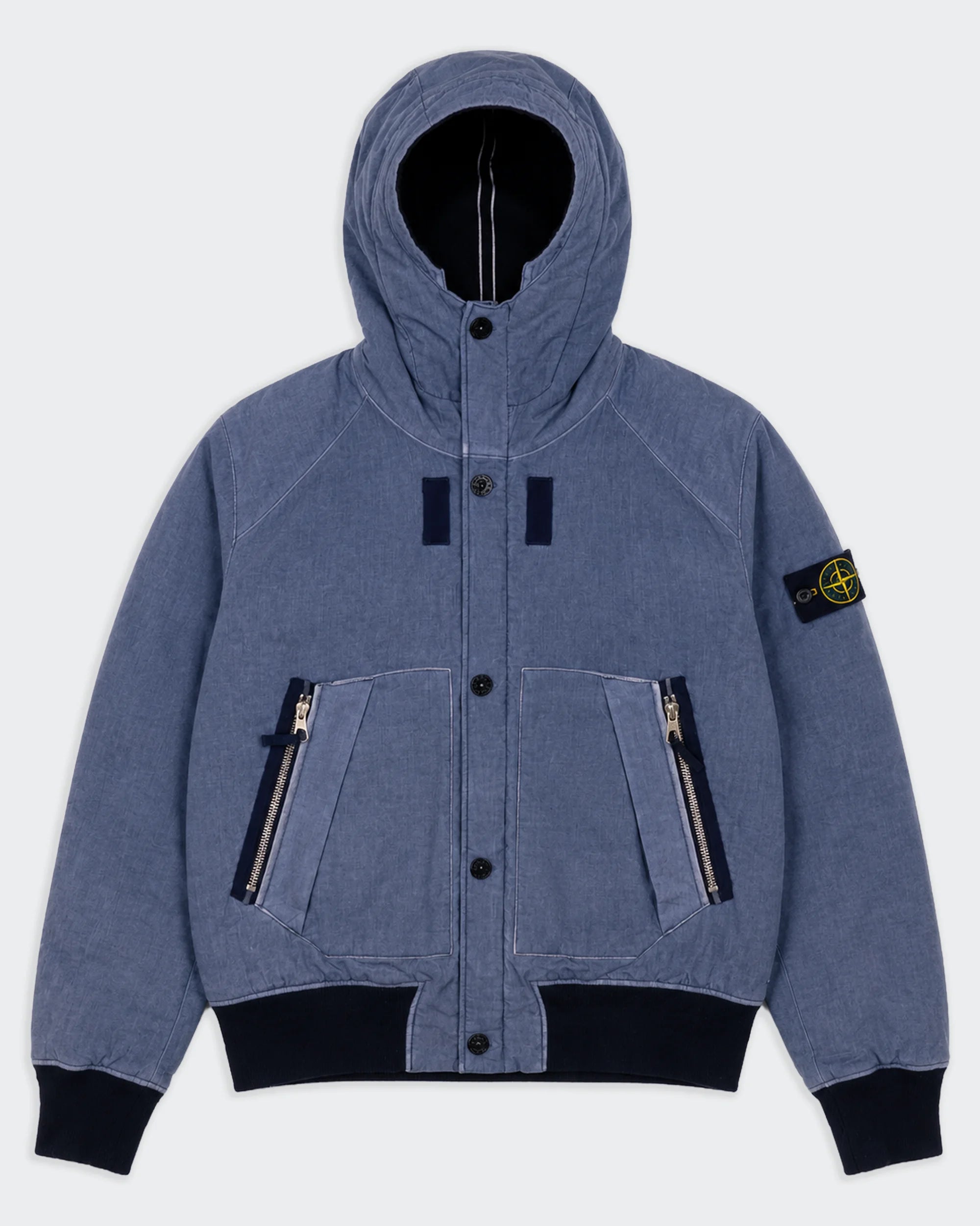 Stone Island Blue Bomber Jacket - S
