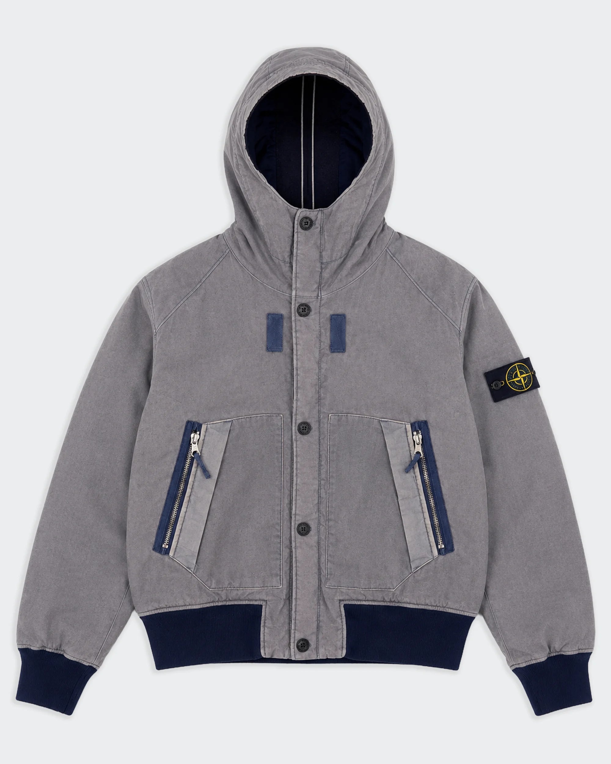 Stone Island Blue Bomber Jacket - M