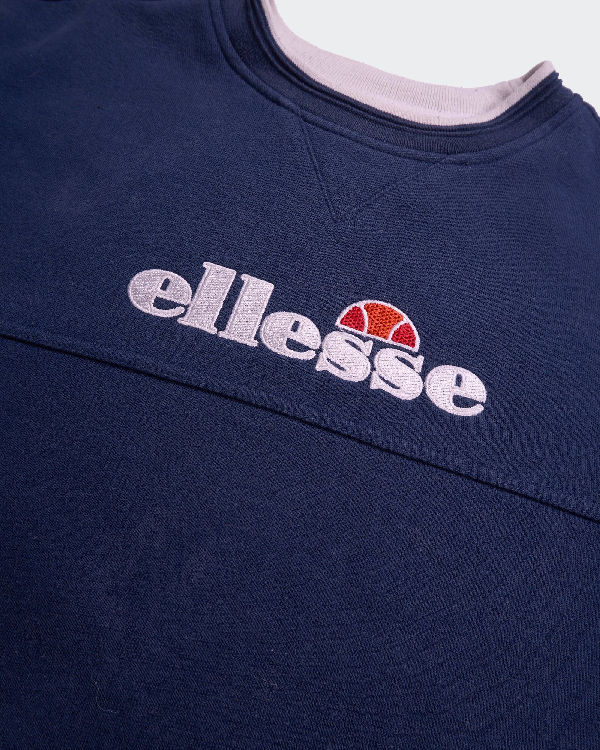 Ellesse Navy Crewneck Jumper - L