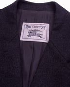 Burberry Navy Double-breasted Blazer - L