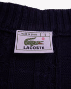Lacoste Navy Button Cardigan - L