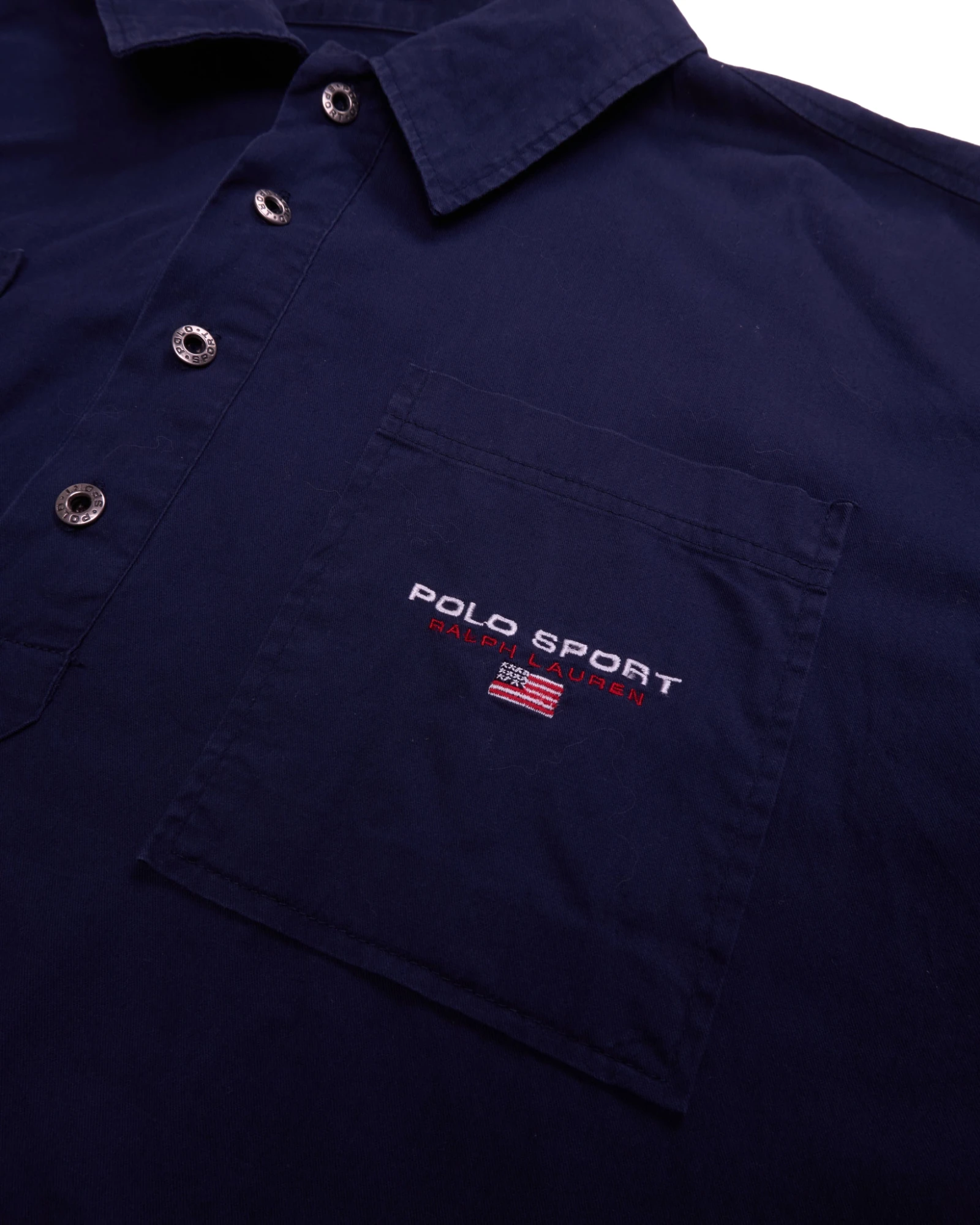 Ralph Lauren Navy Button-up Shirt - XL