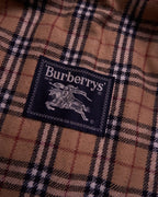 Burberry Navy Overcoat - M