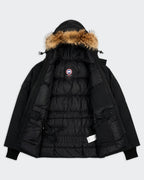 Canada Goose Black Parka Coat - L