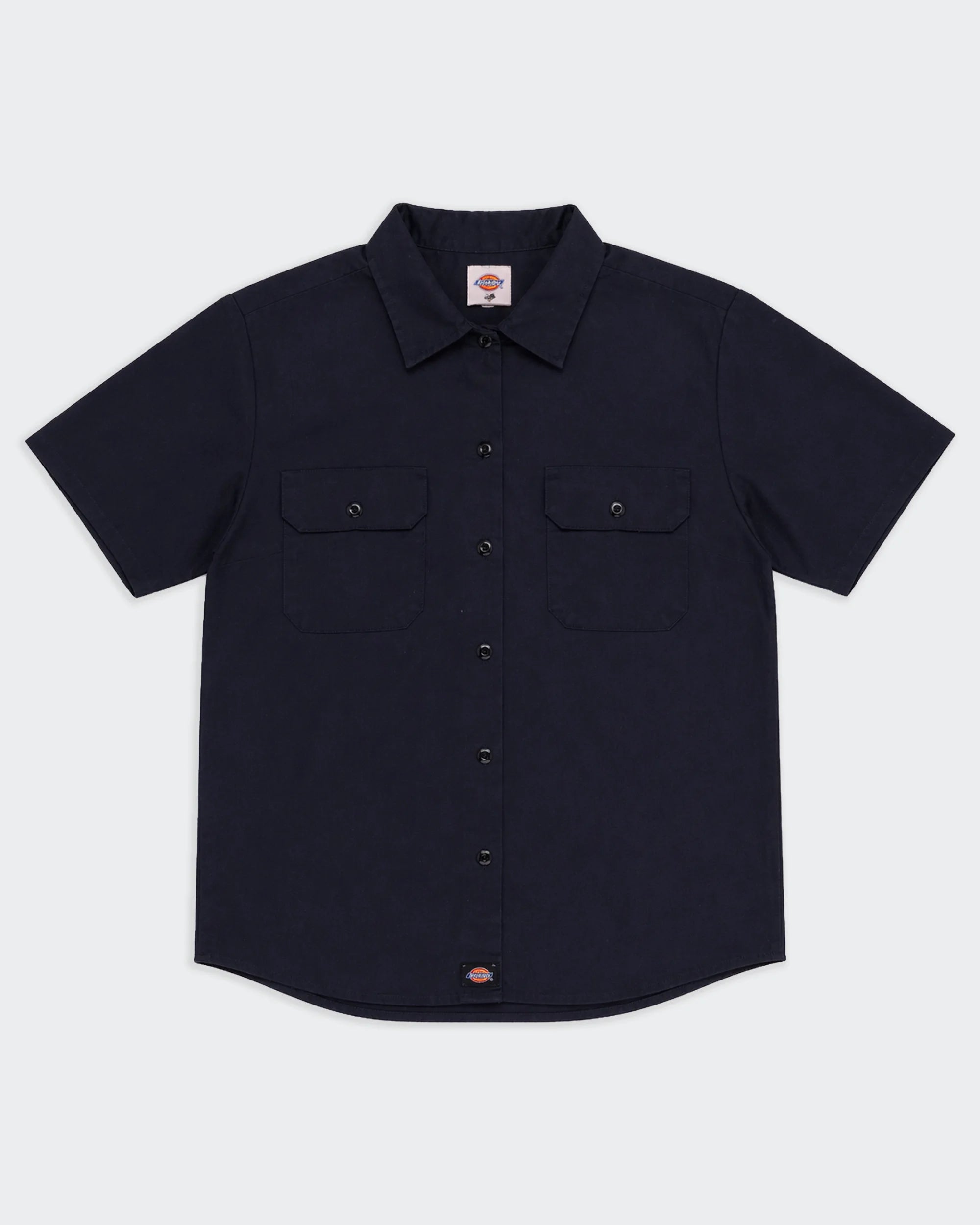 Dickies Navy Button-up Shirt - L