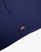 Dickies Navy Button-up Shirt - XXL