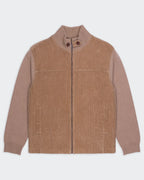 Burberry Brown Zip Cardigan - L