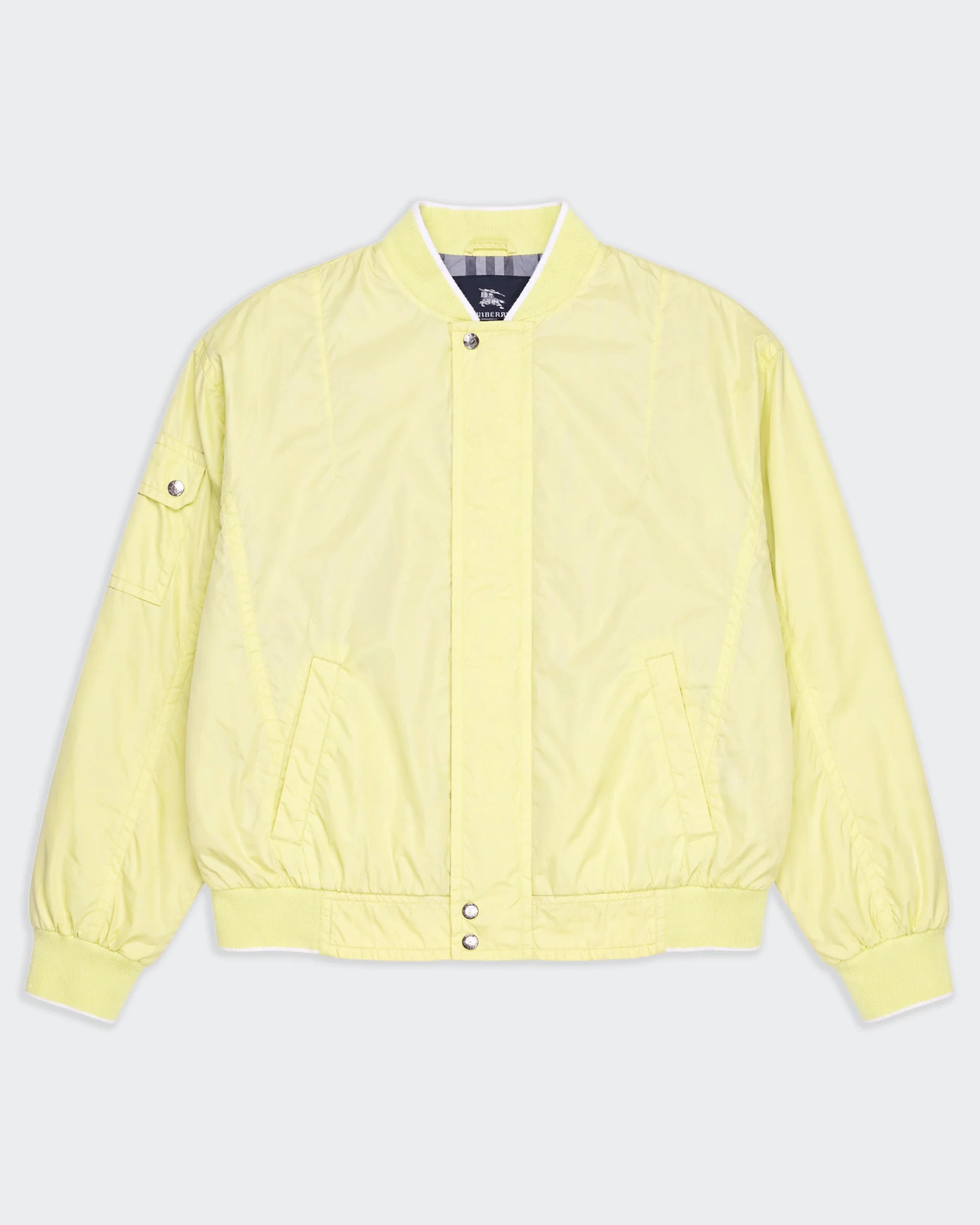 Burberry Yellow Bomber Jacket - M