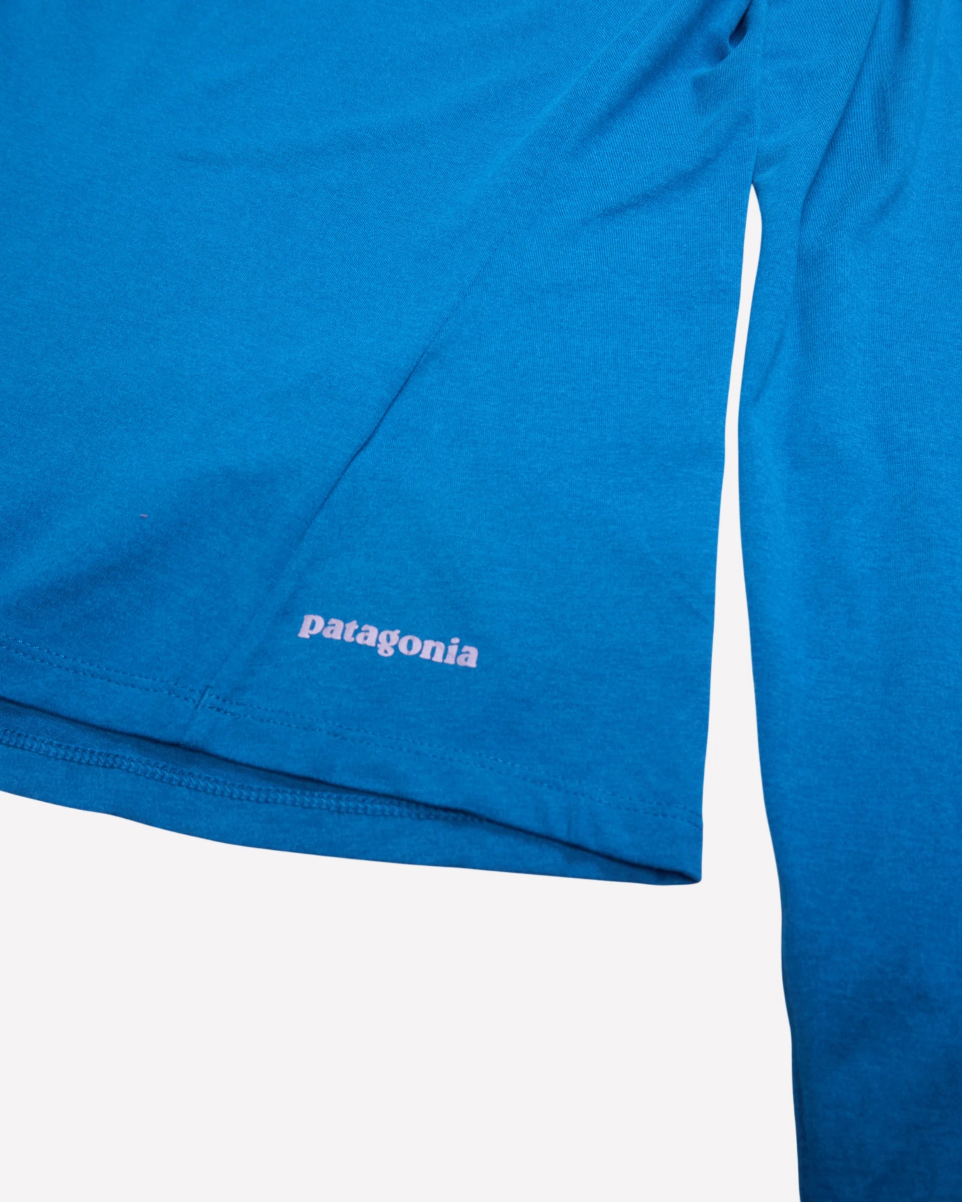 Patagonia Blue Long Sleeve T-shirt - M