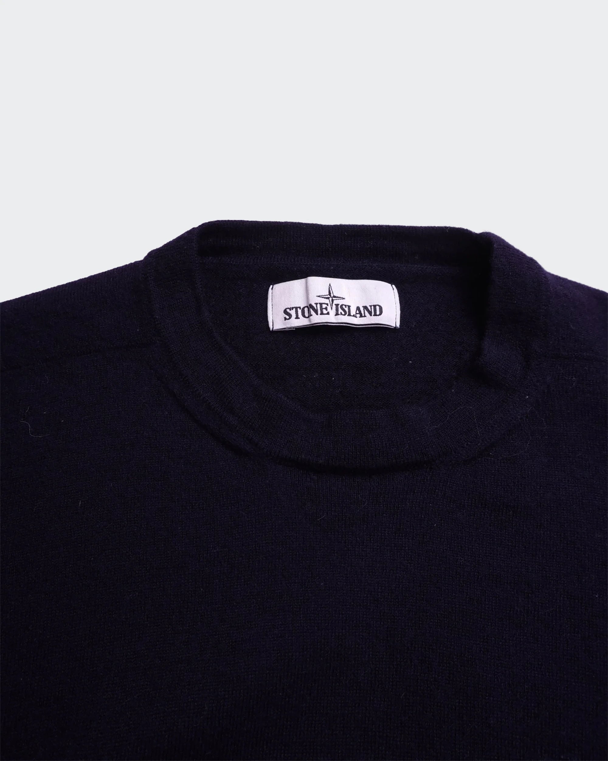 Stone Island Navy Crewneck Sweatshirt - Maat L