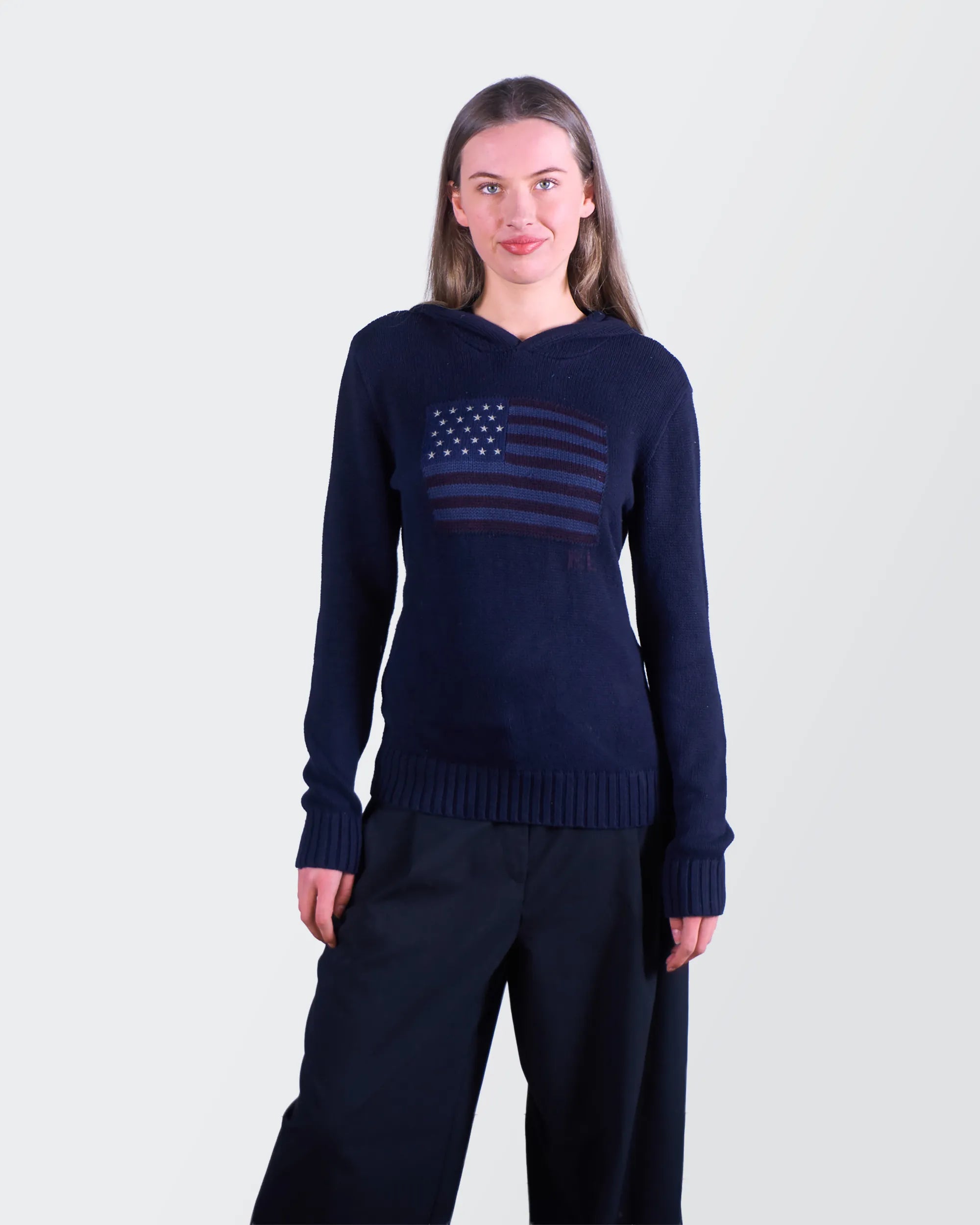 Ralph Lauren Navy Crewneck Jumper - S