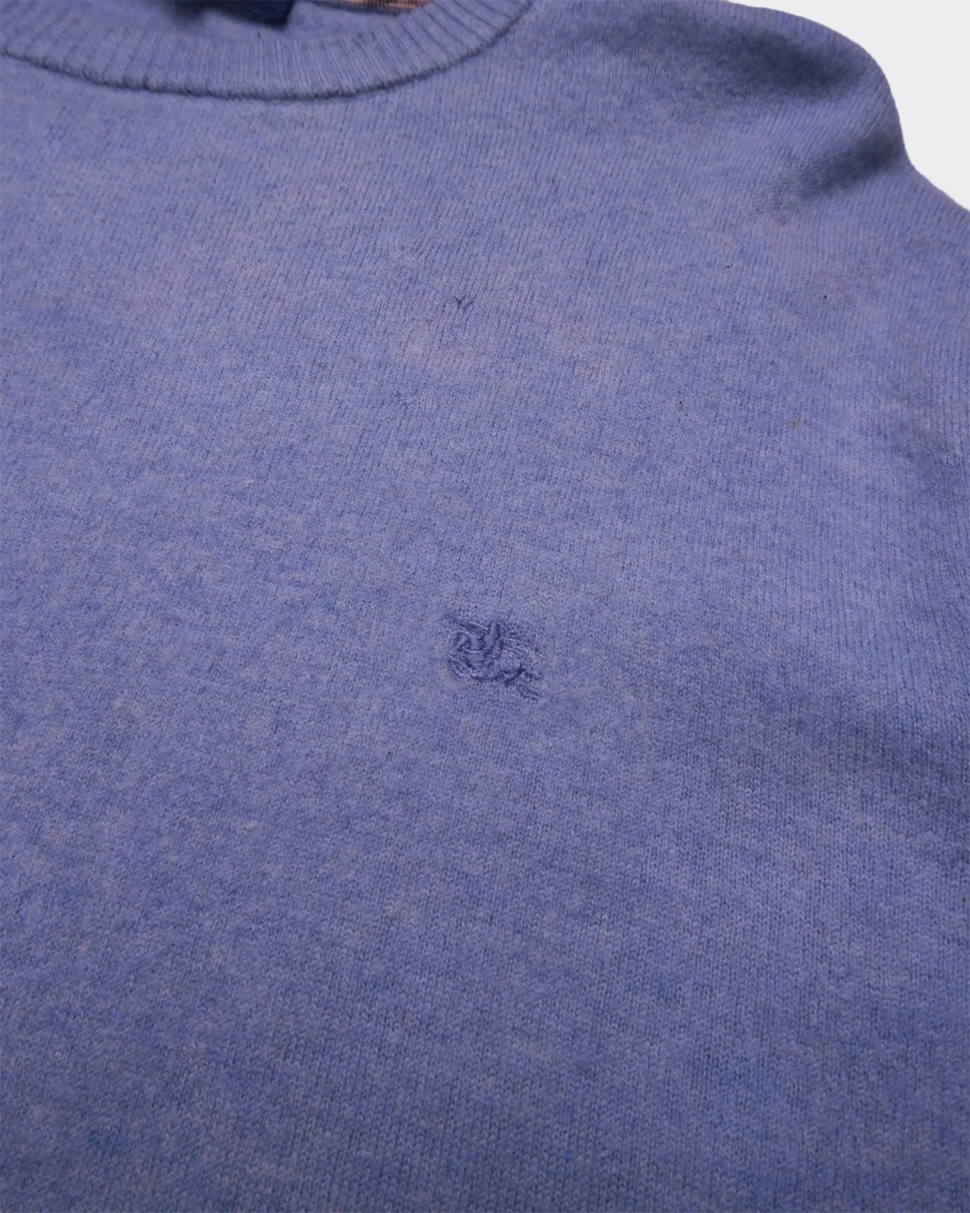 Burberry Blue Crewneck Jumper - M