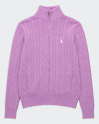 Ralph Lauren Purple Quarter-zip Jumper - M