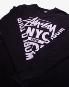 Stüssy Black Crewneck Jumper - M