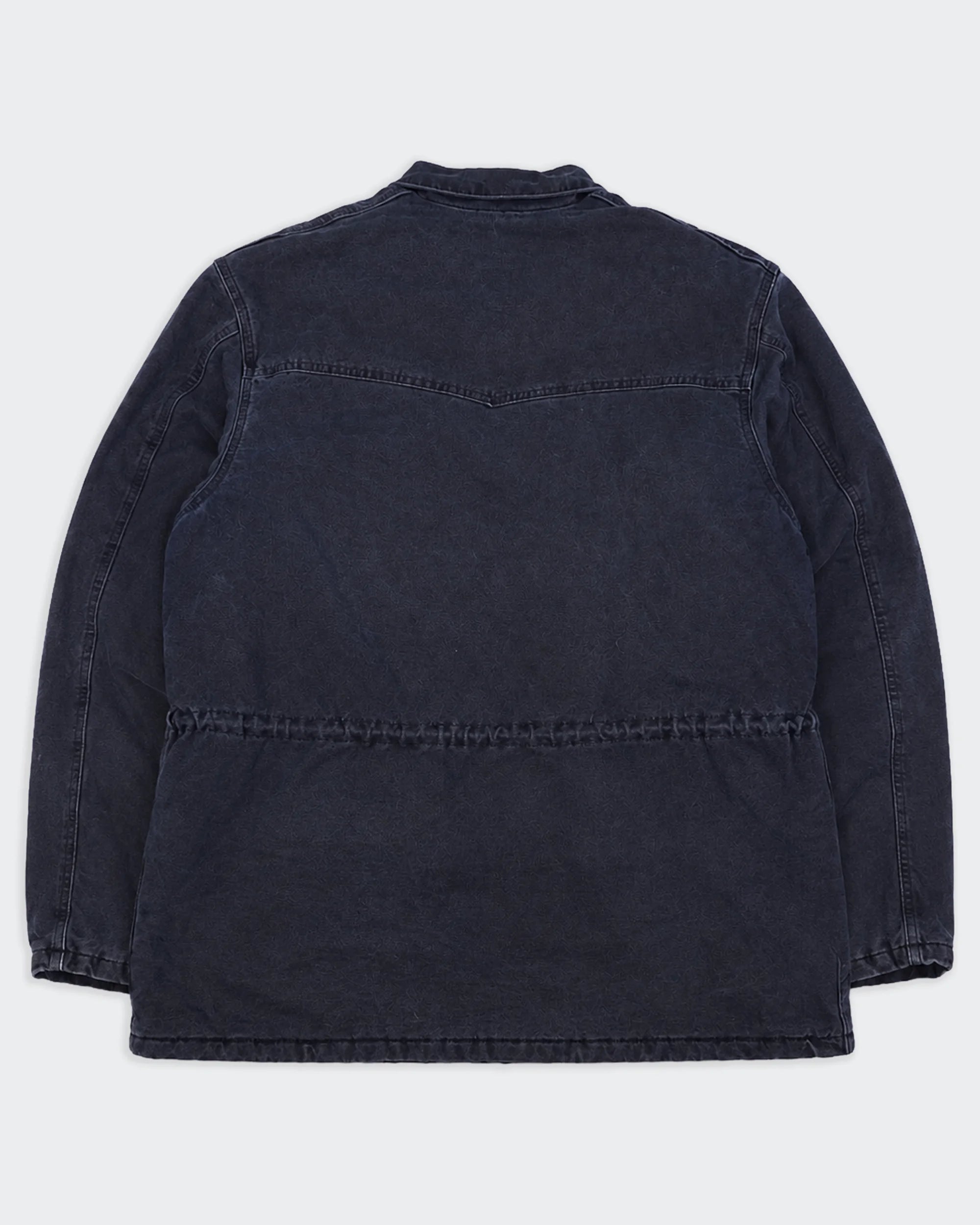 Carhartt marineblauwe lange jas XXL katoen