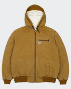 Carhartt bruine Active jas XXL canvas, sherpa
