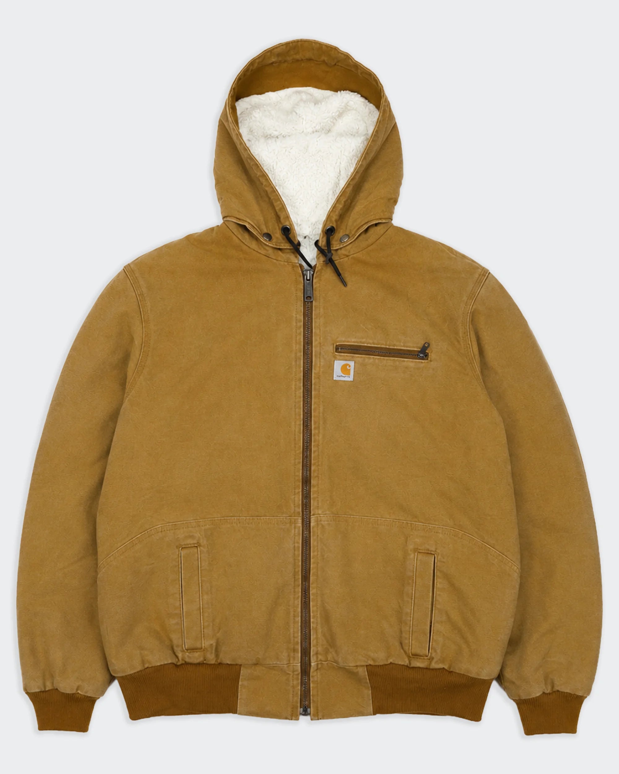 Carhartt bruine Active jas XXL canvas, sherpa