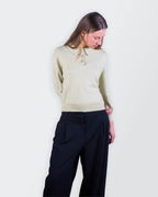 Burberry Beige Quarter-Zip Jumper - S