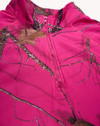Mossy Oak Pink Quarter-Zip Sweater - L