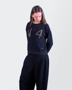 Stüssy Navy Long Sleeve T-shirt - S