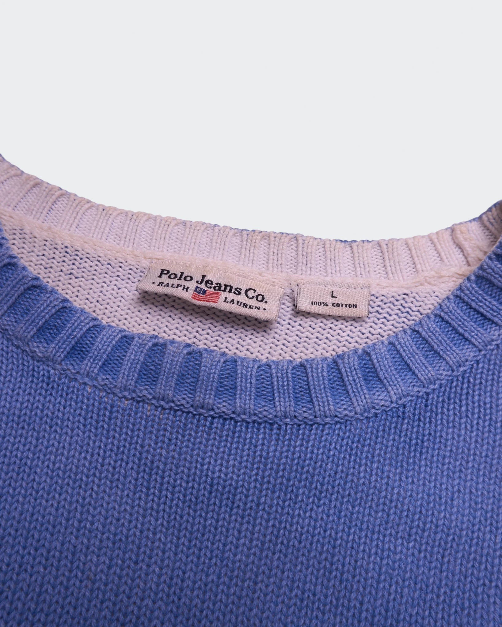 Ralph Lauren Blue Crewneck Jumper - XL