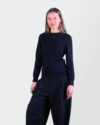 Lacoste Black Crewneck Jumper - S