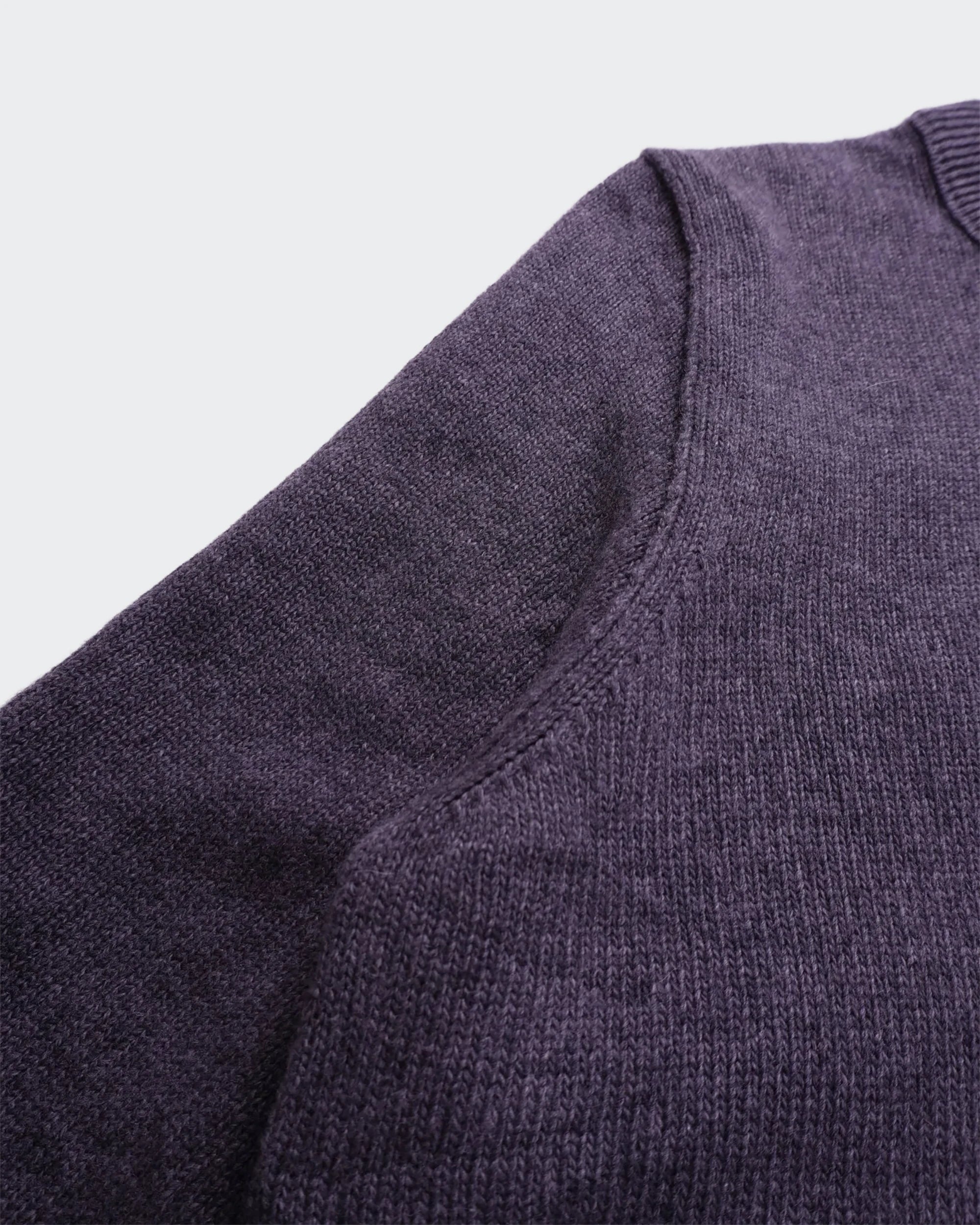 Stone Island grijze wollen trui met ronde hals - S