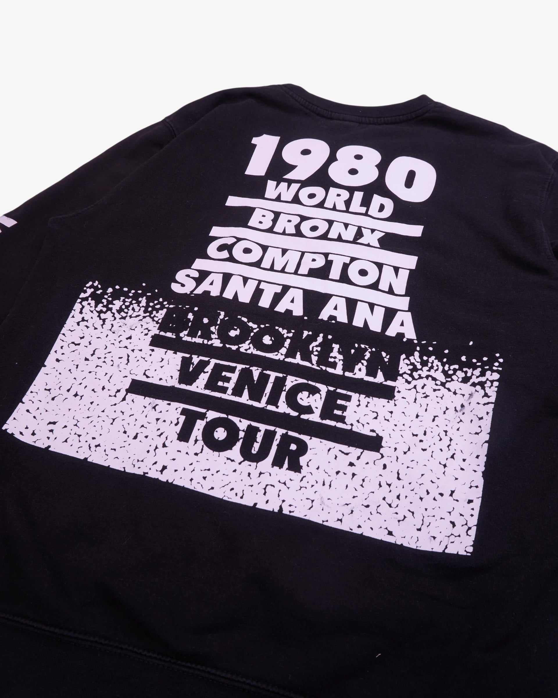 Stüssy Black Crewneck Jumper - M