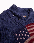 Ralph Lauren Navy Shawl Collar Cardigan - L