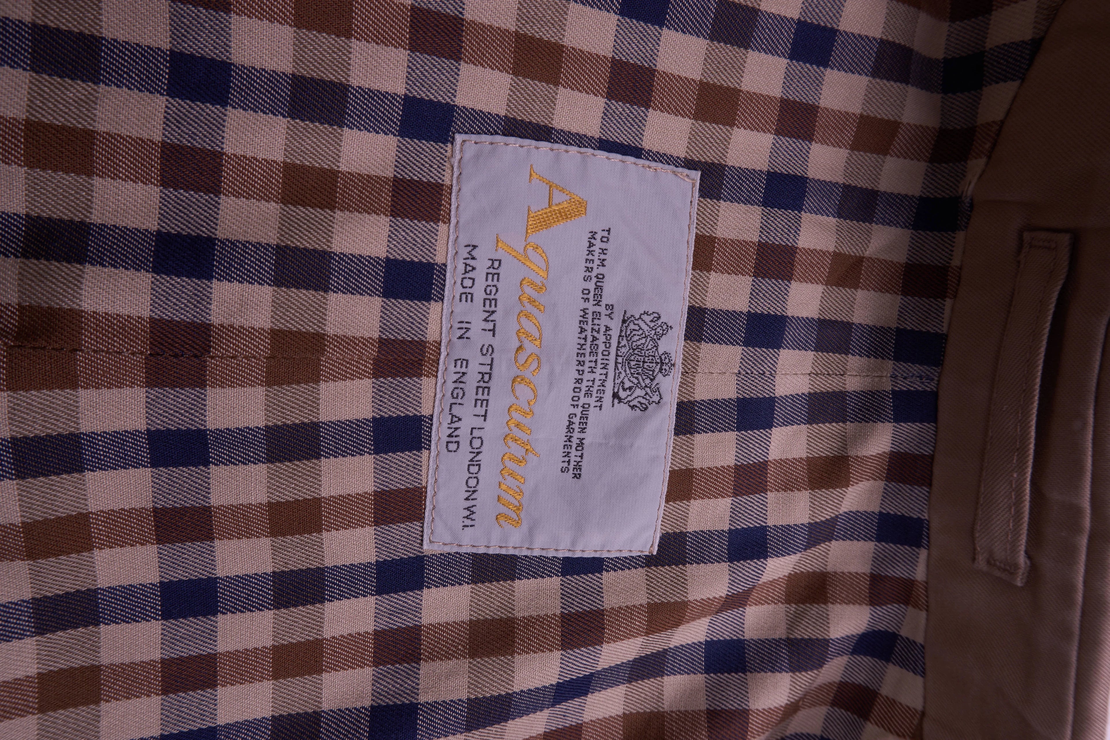 Aquascutum Beige Overcoat - L