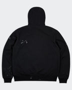 Carhartt zwarte Active jas maat M, gemaakt van katoen en polyester.