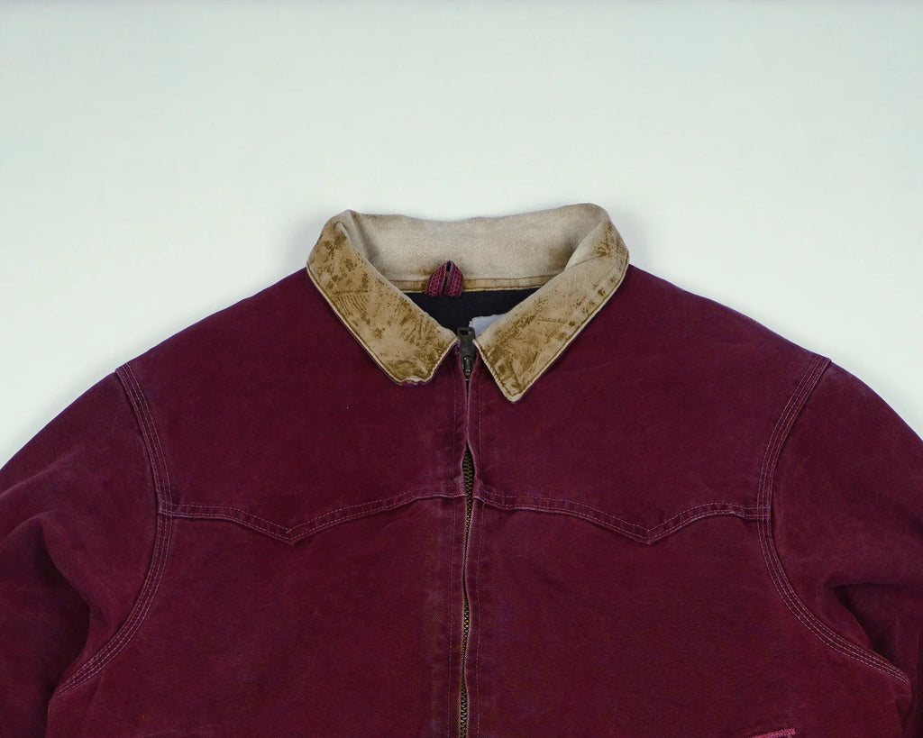 Carhartt Red Santa Fe Bomber Jacket M Cotton