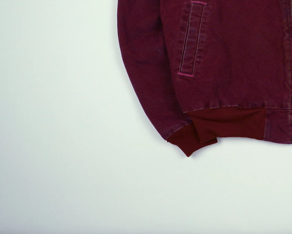 Carhartt Red Santa Fe Bomber Jacket M Cotton