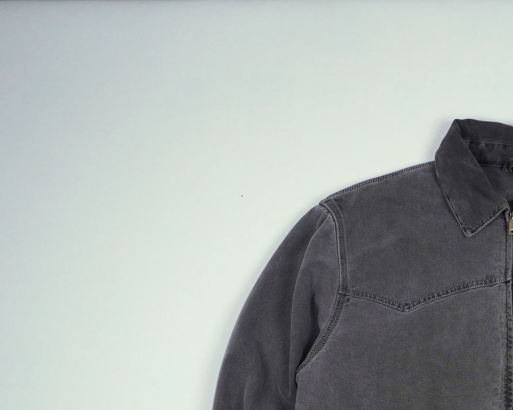 Carhartt Grey Santa Fe Bomber Jacket M Cotton