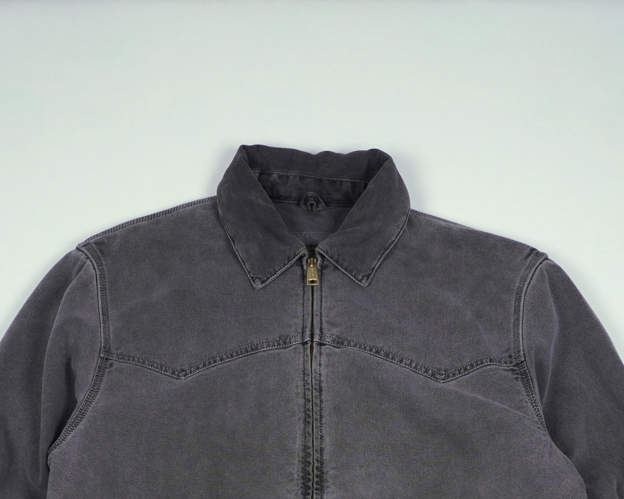 Carhartt Grey Santa Fe Bomber Jacket M Cotton