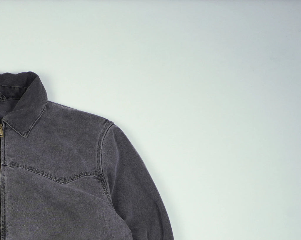 Carhartt Grey Santa Fe Bomber Jacket M Cotton