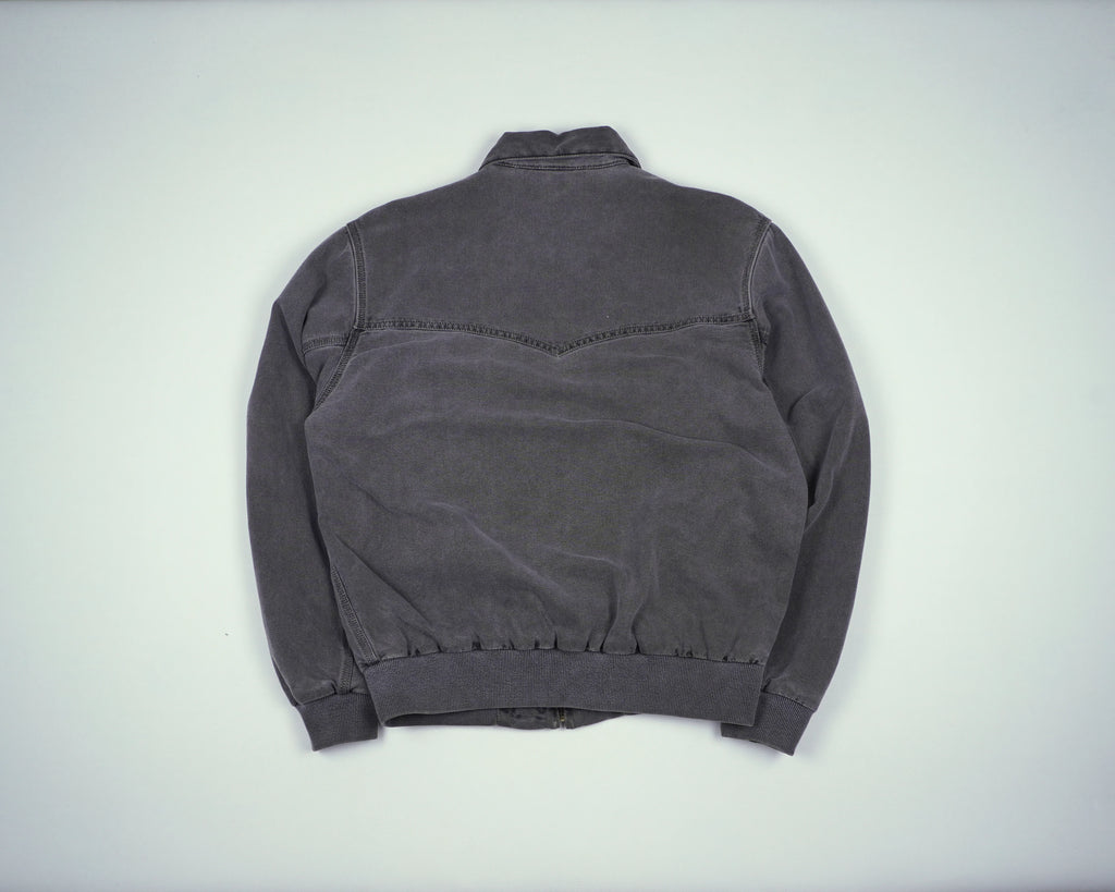 Carhartt Grey Santa Fe Bomber Jacket M Cotton